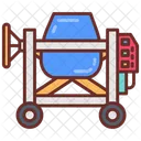 Concrete Mixing Mixer Engineering Equipment Icon