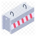 Barrier Concrete Obstacle Barricade Icon