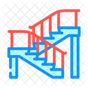 Concrete Stairs Cement Icon