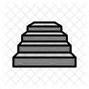 Concrete Stairs Cement Icon