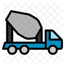Concrete Truck Transport Transportation Vehicle Construction Icon