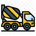 Concrete Mixer Truck Icon