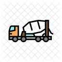 Concrete Truck Truck Concrete Icon