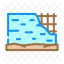 Concrete Wall Construction Icon