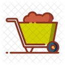 Wheelbarrow Concrete Wheelbarrow Concrete Trolley Icon