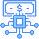 Concurrence Argent Cpu Icône