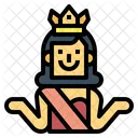 Concurso De Belleza Mujer Corona Icono