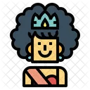 Concurso De Belleza Mujer Corona Icono