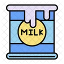 Milk Canned Milk Sweet Icon