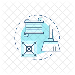 Condenser and evaporator coil  Icon