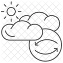 Condicoes Climaticas Icone Thinline Ícone
