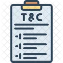Conditions Terms And Conditions Document Icon