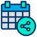 Condividi Trova Calendario Icon