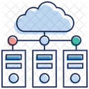 Cloud Computing Dati Cloud Servizi Cloud Icon