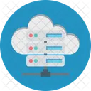 Condivisione Dati Cloud Cloud Computing Rete Cloud Icon