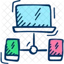 Dispositivo Monitor Specchio Icon