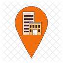 Map Pinpoint Neighborhood Residential Location Mark Icon