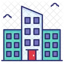 Condo Building Architecture Icon