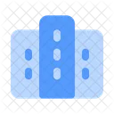 Condo Office Building Town Icon