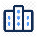 Condo Office Building Town Icon