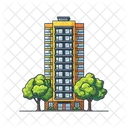 Torre De Condominio Ícone