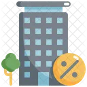 Condominium Percent Discount Icon