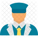 Conductor De Tren Vector Avatar Icono