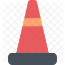 Cone Barrier Construction Icon