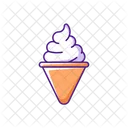 Cone Waffle Ice Cream Icon