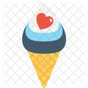 Cream Cone Ice Icon
