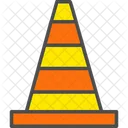 Cone Road Barrier Icon