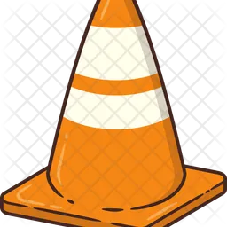 Cone de construção  Ícone