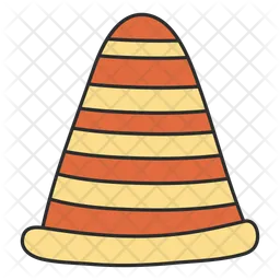 Cone de construção  Ícone