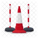 Cone De Signalisation Icône