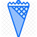 Cone De Waffle Waffle Cone Icon