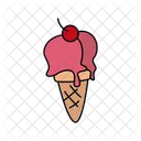 Cone Ice Cream Ice Cream Cone Dessert Cone Icon