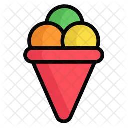 Cone ice cream  Icon