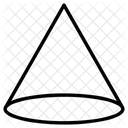 Cone Mathematics Geometry Icon