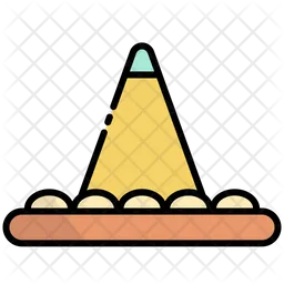 Cone Shaped  Icon