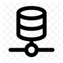 Conectar Servidor Base De Datos Icono