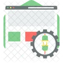 Conectar página da web  Ícone