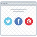 Conectanos Pagina Conectar Redes Sociales Icono