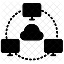 Lan Tecnologia De Nuvem Conectividade Em Nuvem Icon