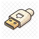 Conector USB Cable USB Cable USB Icono