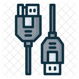 Conector usb b  Ícone