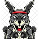 Conejo Gimnasio Pesa Icon