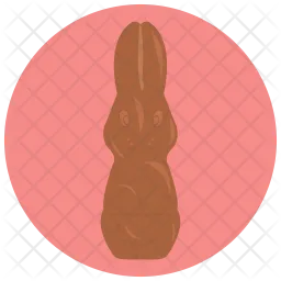 Conejo de chocolate  Icono