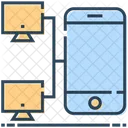 Conexão de computador  Ícone