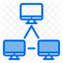Conexão de computador  Ícone