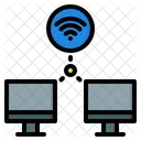 Conexao De Computador Sem Fio Computacao Nuvem Ícone